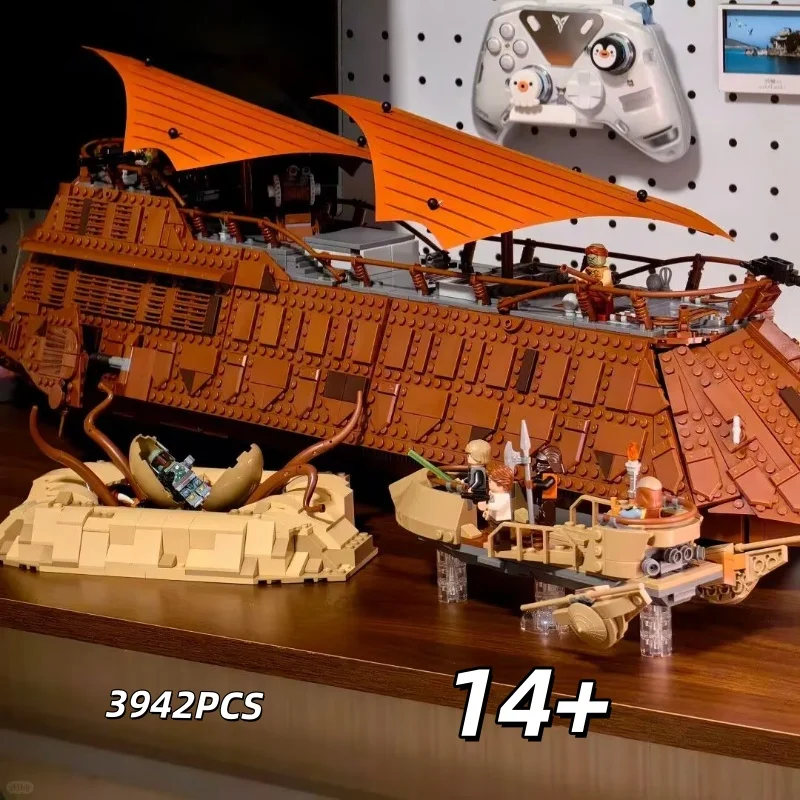 

3942PCS Vintage Sail Barge Building Blocks 75397 Classic Ship Model Kit Collectible DIY Toy for Adults Kids Christmas Birthday