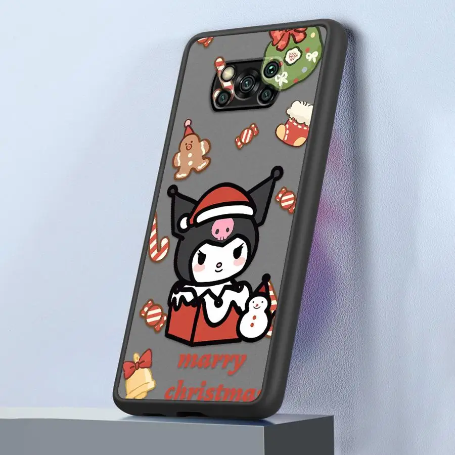 حافظة لهاتف Xiaomi Poco F3 X3 NFC C40 C50 C51 X3 X4 X5 Pro M5s غطاء هاتف خلفي سانريو عيد الميلاد ميلودي #5