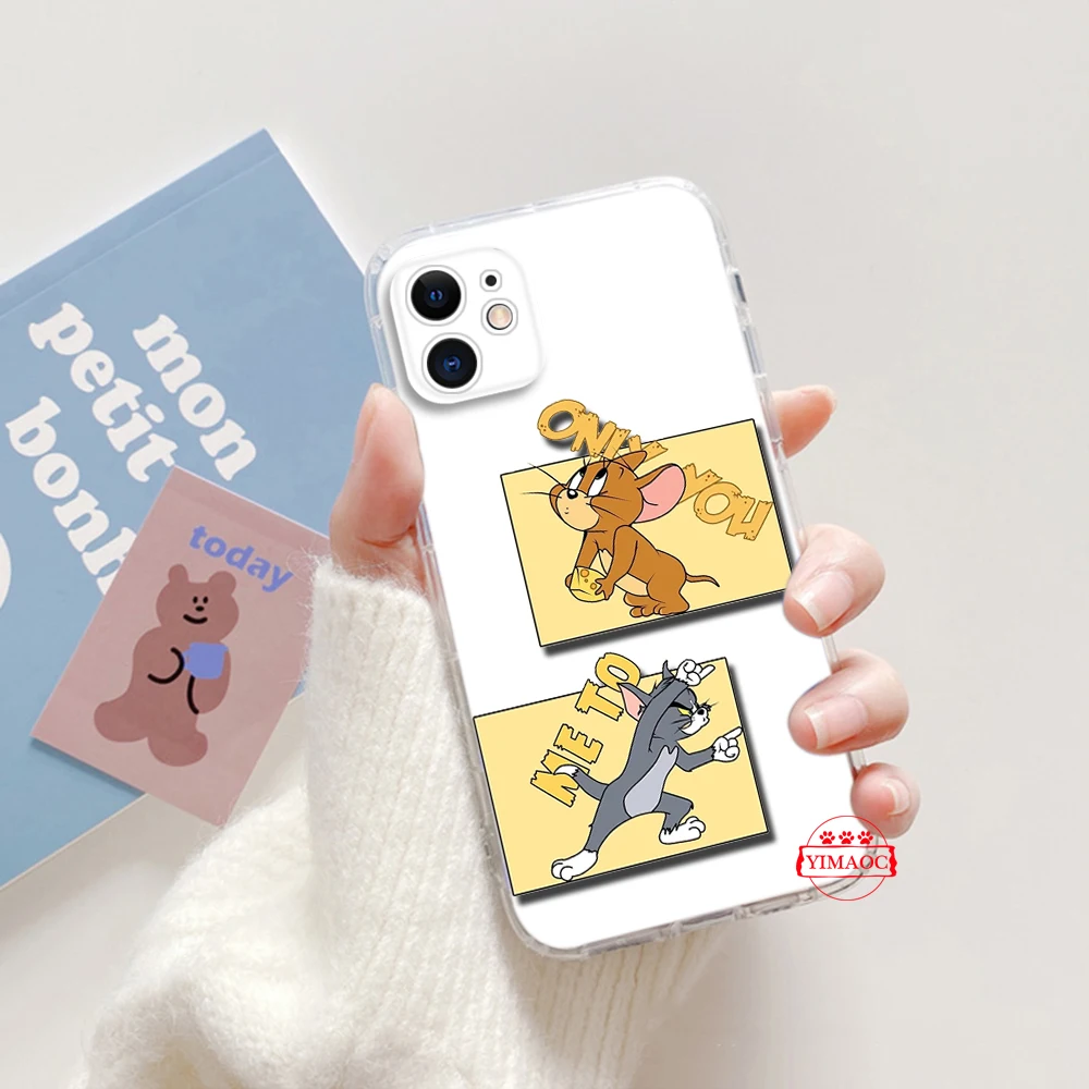 Мягкий чехол B5 Tom and Jerry для Moto G4 Plus G41 G5 Plus G50 G51 G5S G6 Play G60 G7 Power G71 G5 G9