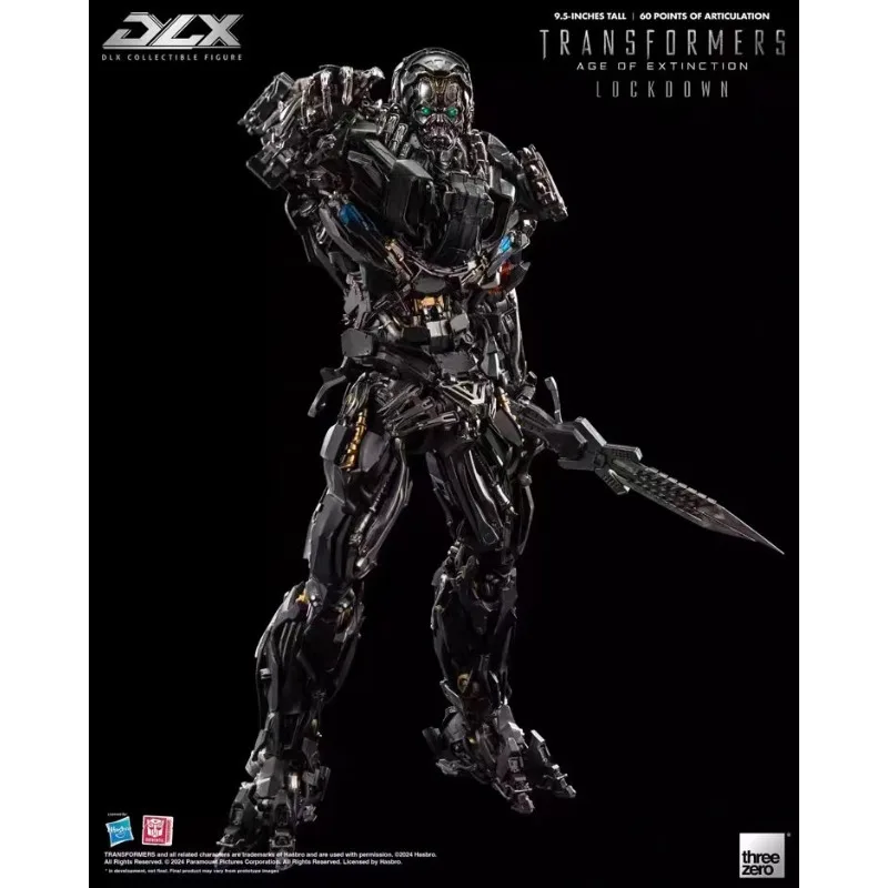 Original Hasbro Threezero Transformers AGE OF EXTINCTION LOCKDOWN Action Toy Figure Mode Ornaments view 2