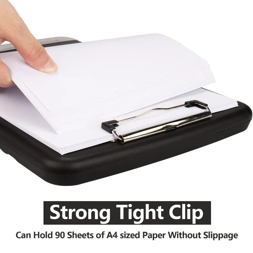 Large Capacity A4 Binder Clipboards with Pen Holder Waterproof Clipboard Case Multifunctional File Organizer