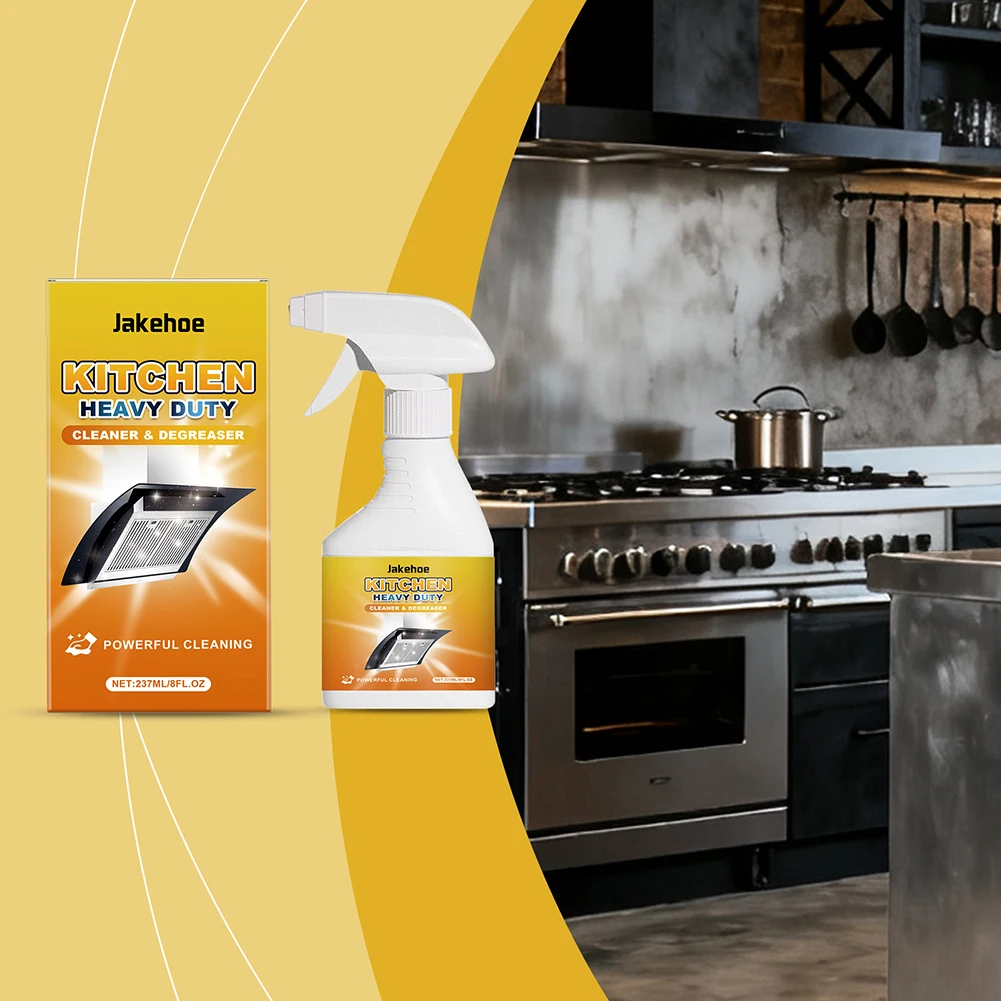 Professional Oven And Grills Cleaner Rinse-Free Streak-Free Finish Deep Cleaning Oily Range Hoods