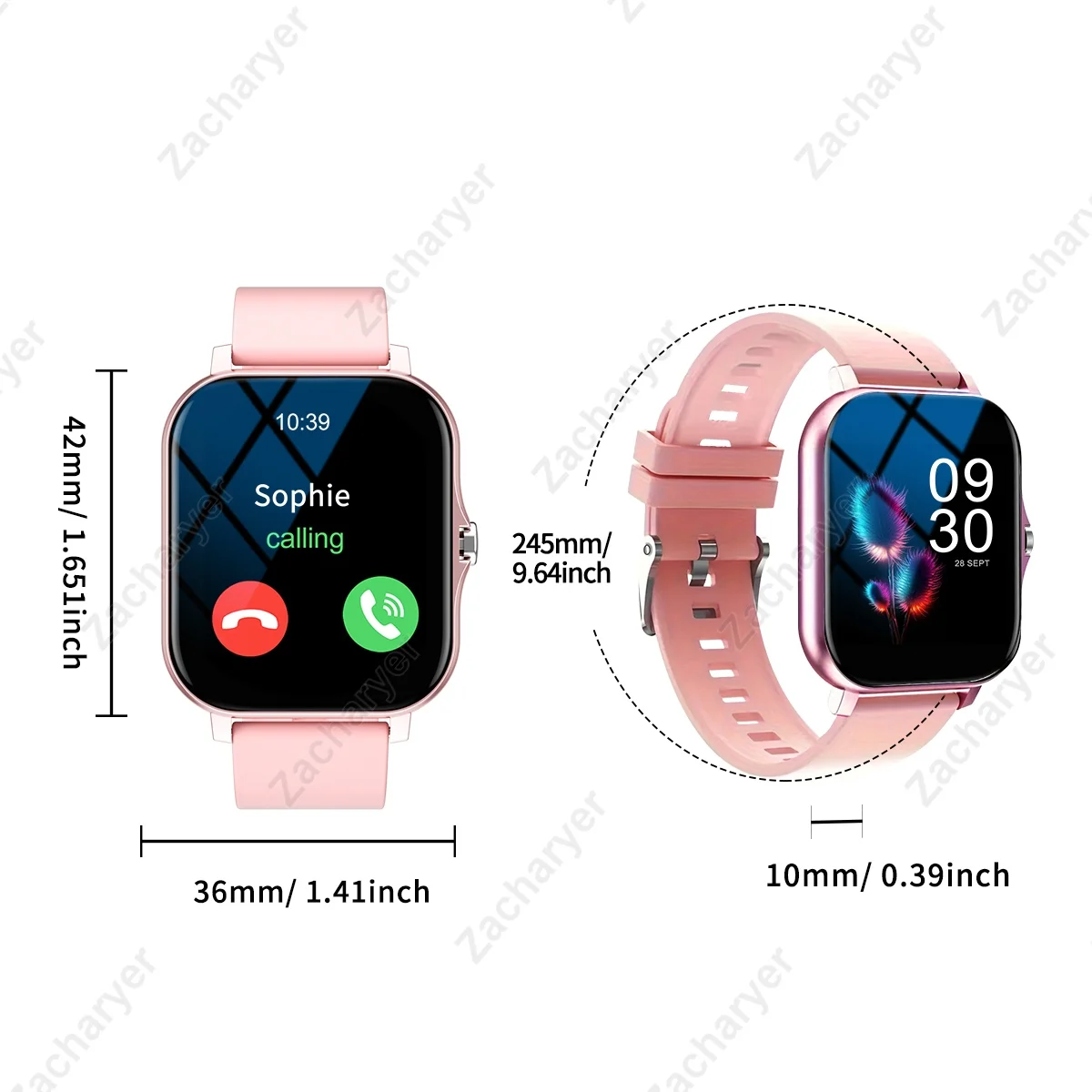 ساعة ذكية ساخنة، مكالمات/قرص لاسلكي، وضع رياضي متعدد، مناسبة للرجال والنساء، ساعات رياضية، لهاتف iPhone/Android #6