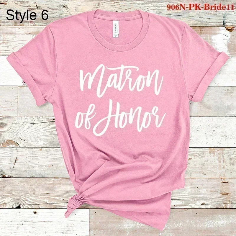 Bridal Bachelor Party T Shirts Baby of Honor Mother of The Groom Jr. Bridesmaid Bride Flowers Girl Brides Babes Team Bride Maid