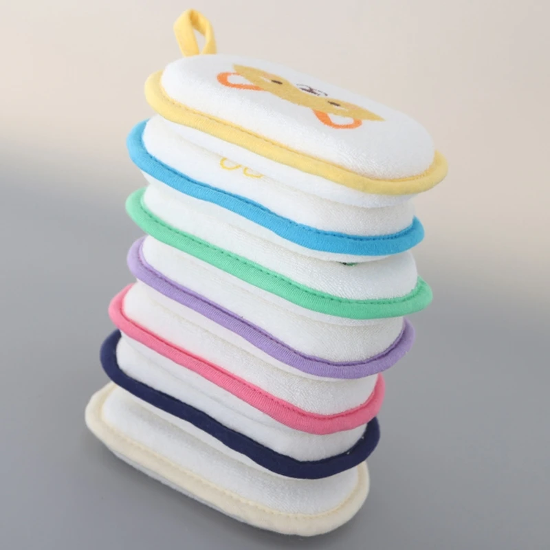 Éponge bain pour bébé, pour enfants, enfants, tout-petits, nouveau-nés, adultes, brosse nettoyage, mousse bain douce,