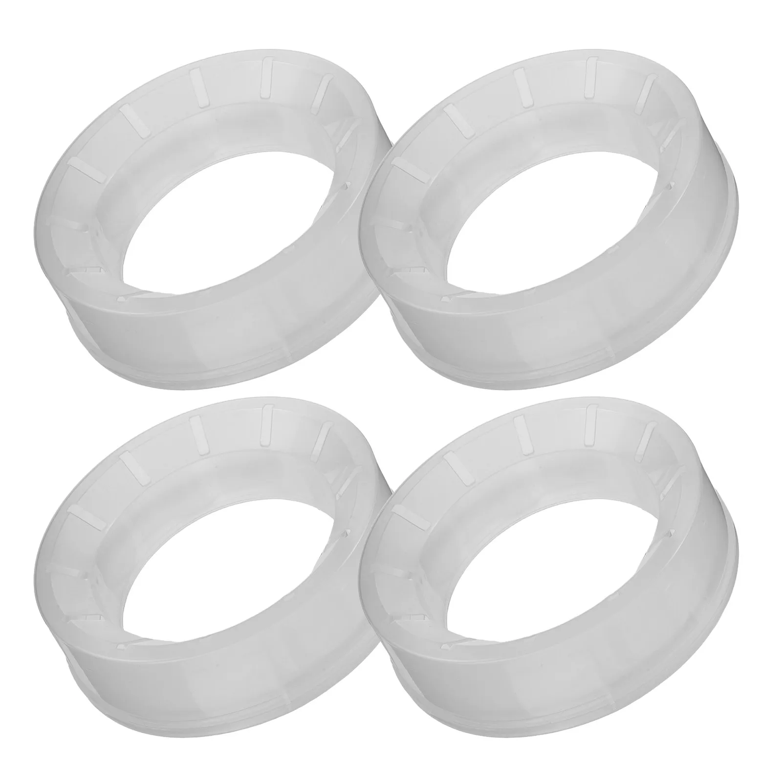 

4Pcs Diaper Bin Refill Rings Strong Plastic Cassette for Diaper Pail Accessories Leak Proof Seal Ideal Bathroom Nursery Garbage