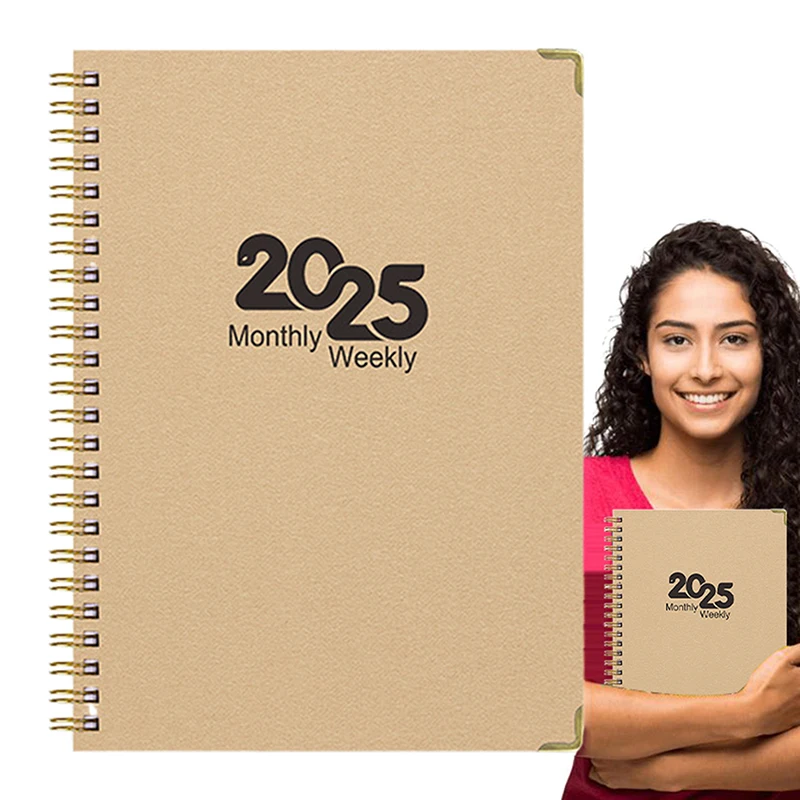 

Simple Monthly Planner 2025 Notebook Weekly To Do List Notebook Monthly Schedule Book A5 Weekly Planner Student Stationery Gifts
