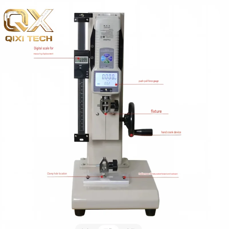 ZP‑3000N High Precision Hand Crank Force Gauge Stand 3000N Tensile Compression Spring Push Pull Testing Machine