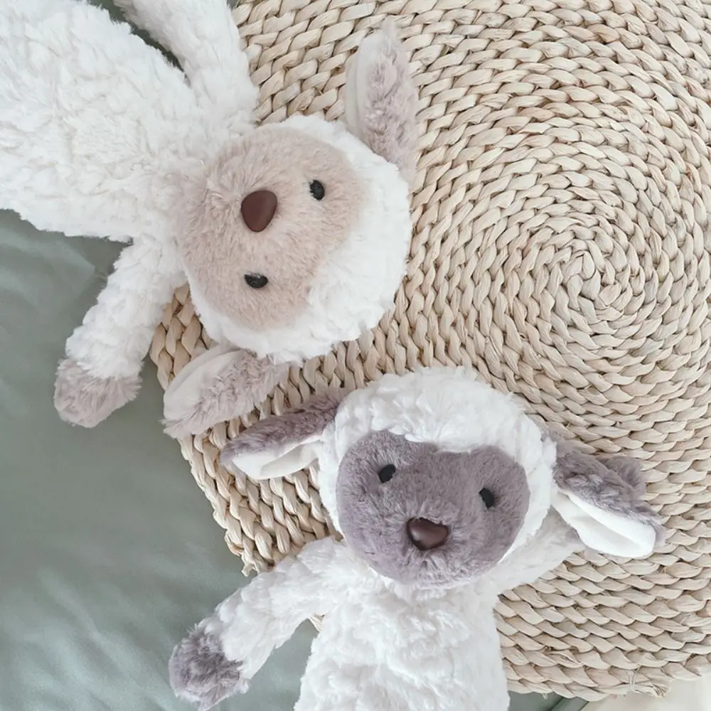 I giocattoli di peluche accompagnano i giocattoli Decorazioni per la festa nuziale Decorazione della casa Animali Giocattoli di pecora Bambola di pecora Soffici pecore