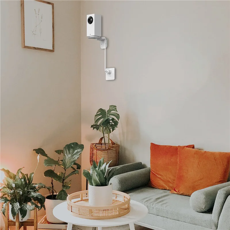 FZFZ حامل تثبيت متعدد الوظائف للكاميرا المحمولة على الحائط لكاميرا Pan Cam V2 Cam Pan V3 باللون الأبيض