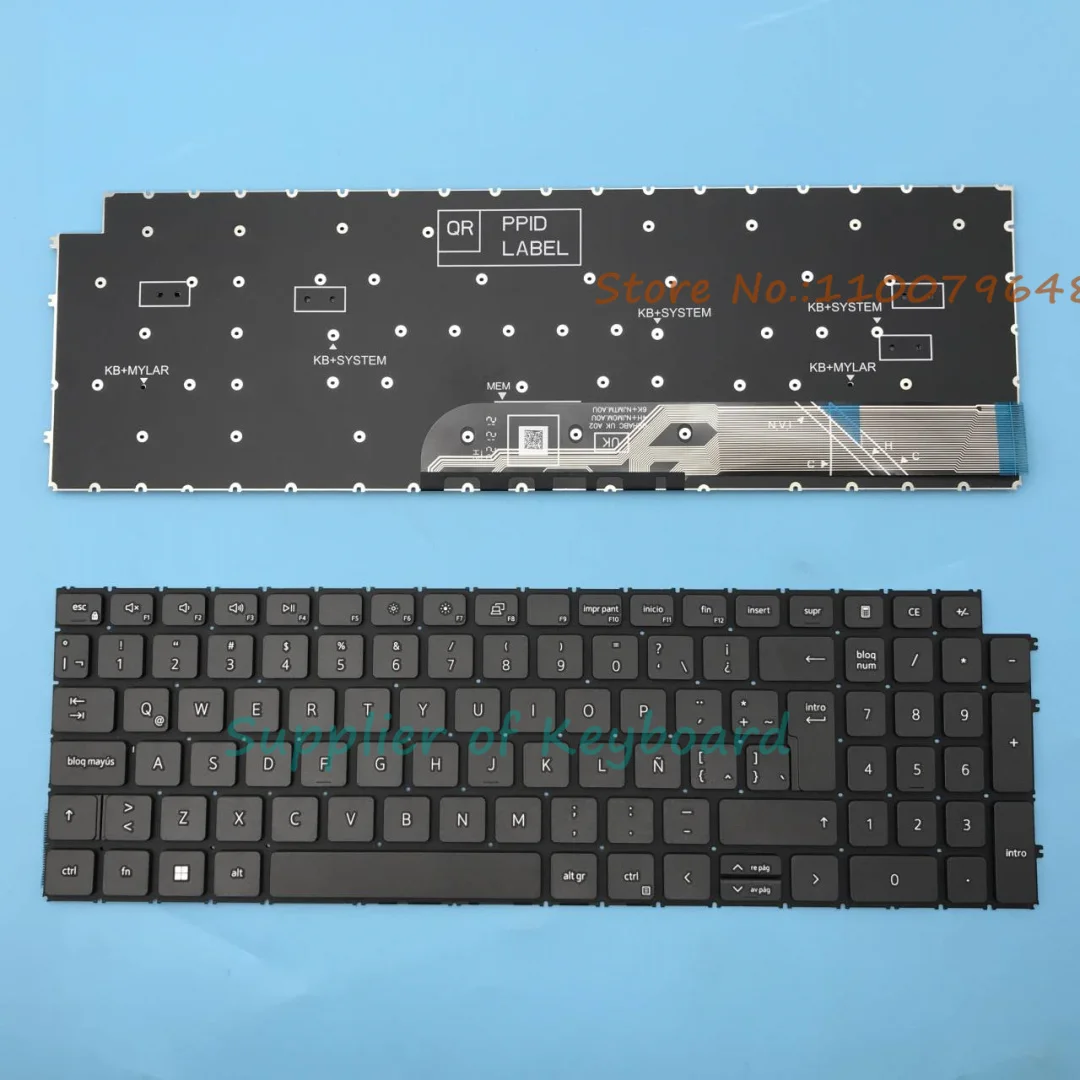 

New Latin Spanish/English Keyboard For Dell Inspiron 15 3511 3515 15 5510 5515 7510 16 Plus 7610 15.6" Backlit