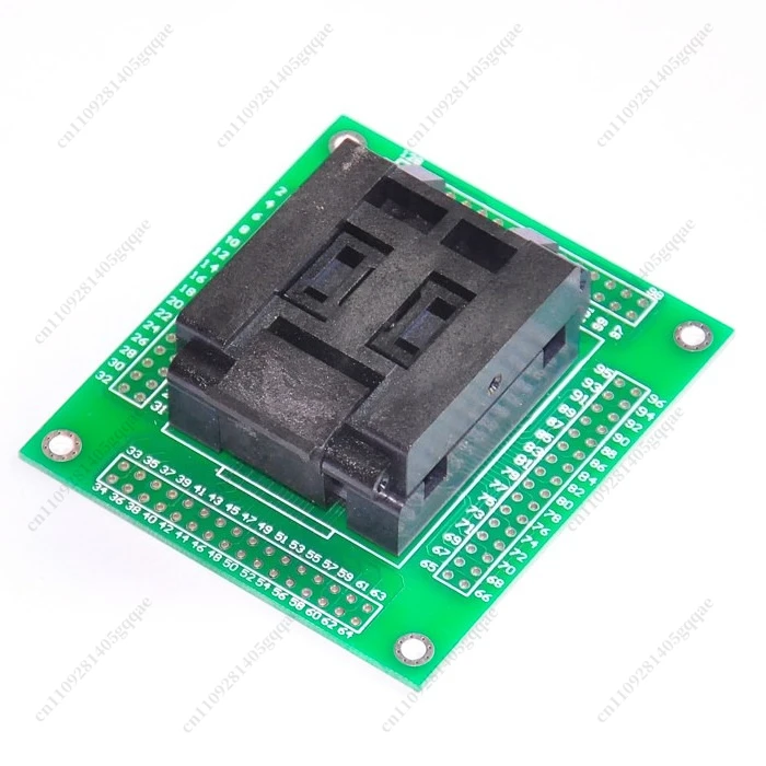 TQFP128 TO DIP Programmer Adapter  IC51-1284-1702 TQFP128 0.4mm Pitch Burn in Socket