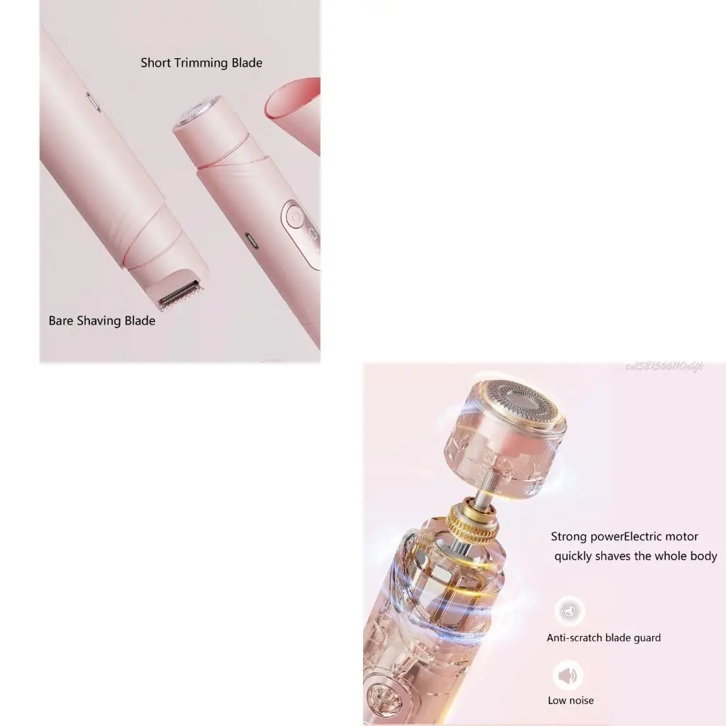 Tondeuse corporelle à fonction 27RB, étanche pour les peaux sensibles, Portable, conception ABS, moteur silencieux, pour usage