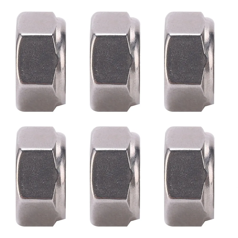 100pcs Versatile Durable Lock Nut Set Premium Practical Hex Lock Nuts Stainless Steel Nut Home Repair