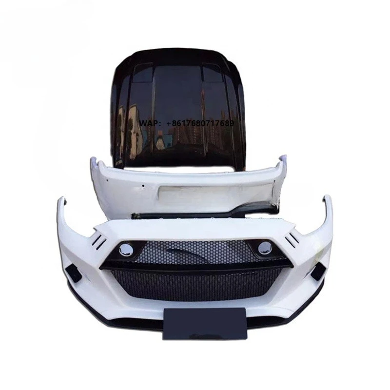 Carbon Fiber+Fiberglass GS Style Body Kit for Mustang Front Bumper Rear Bumper Rear Vents Car Modified Parts