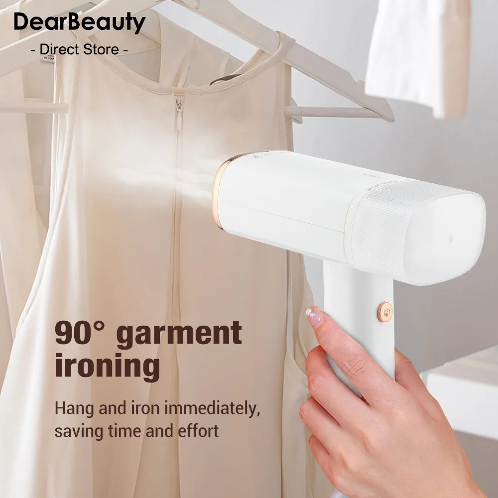 

Foldable Mini Garment Steamer Steam Iron 1000W Handheld Portable Home Travelling For Clothes Ironing Wet Dry Ironing Machine