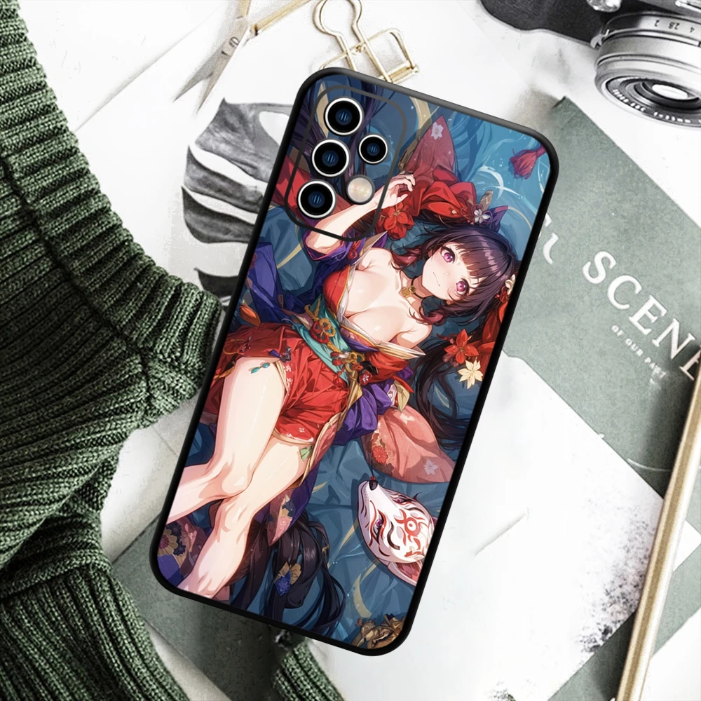 Honkai ประกาย: เคสโทรศัพท์5ดาวสำหรับ Samsung Galaxy A54 53 52 51 F52 Note20 A71 S23พิเศษ M30 S24