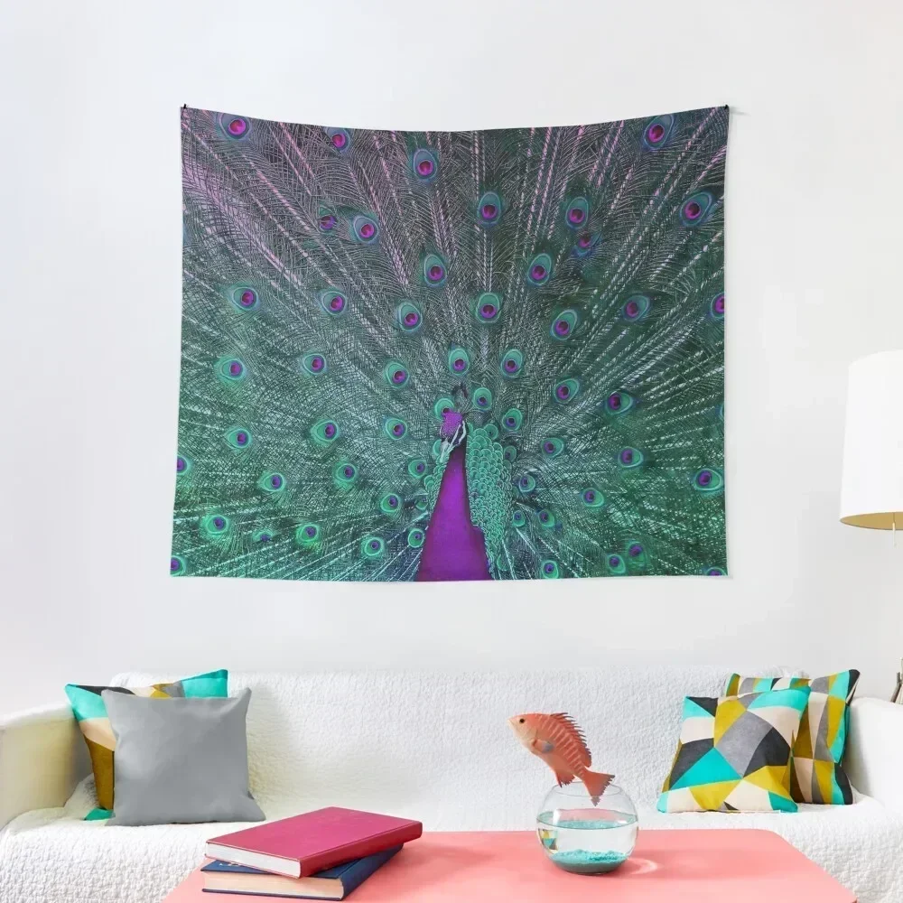 

BLOOMING PEACOCK Tapestry Home Decor Aesthetic Bed Room Decoration Wall Decorations Tapestry