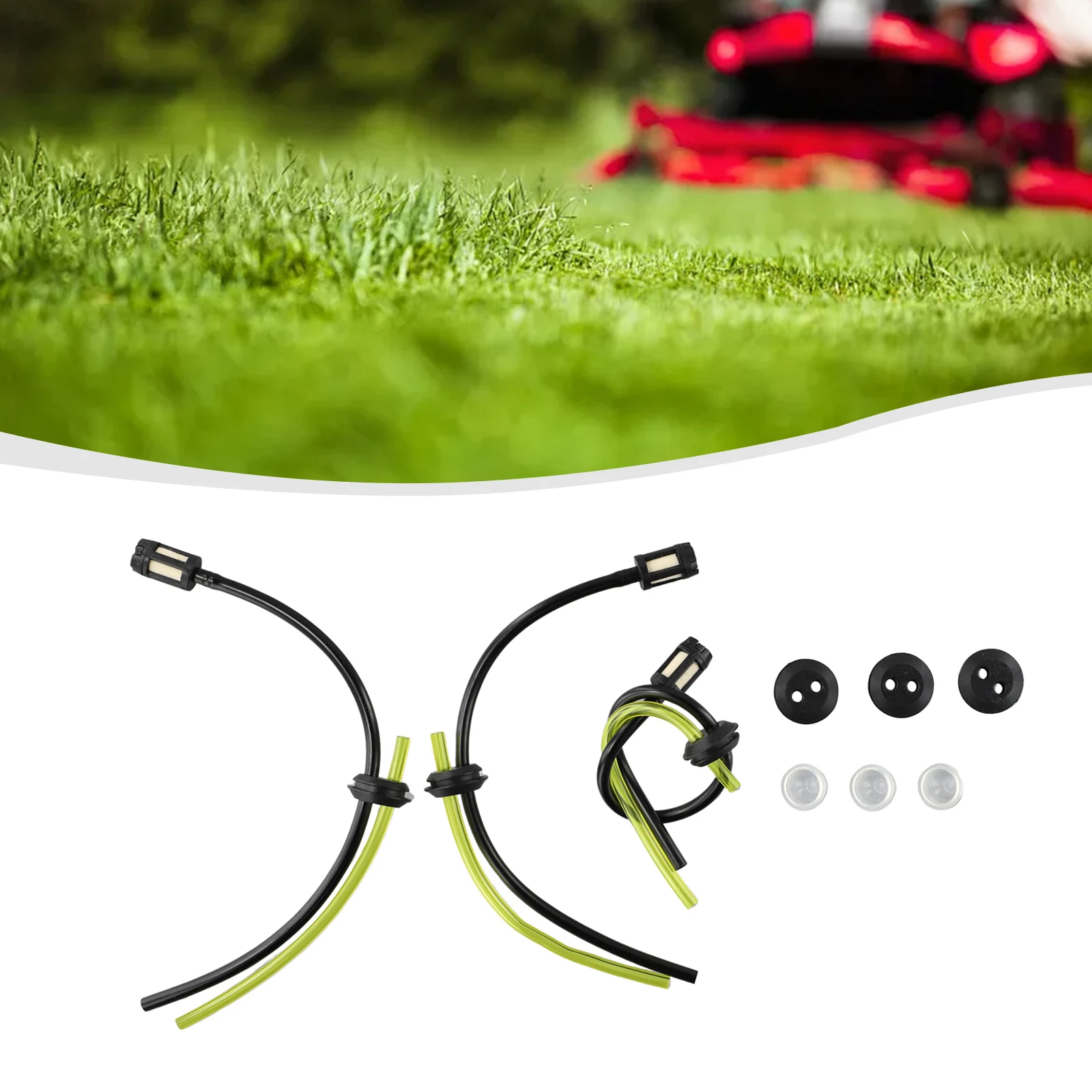 

3PCS Fuel Hoses Strimmer Fuel Pipe Universal Grass Trimmer Fuel Line Fuel Filter Gasket Primers Kit Garden Power Tool Parts