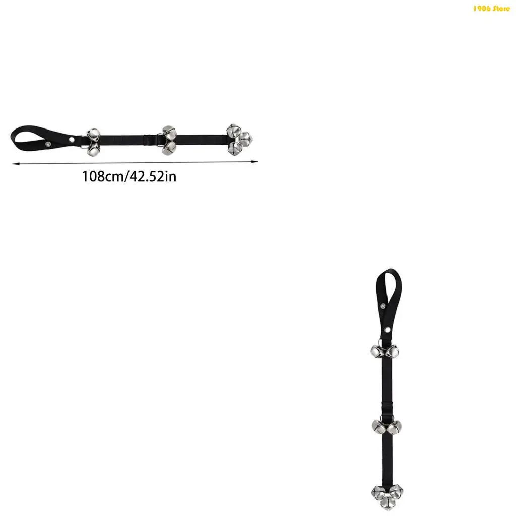 U1JB 30'' Adjustable Dog Door Rope for Pet Puppy House & Toilet Potty Training