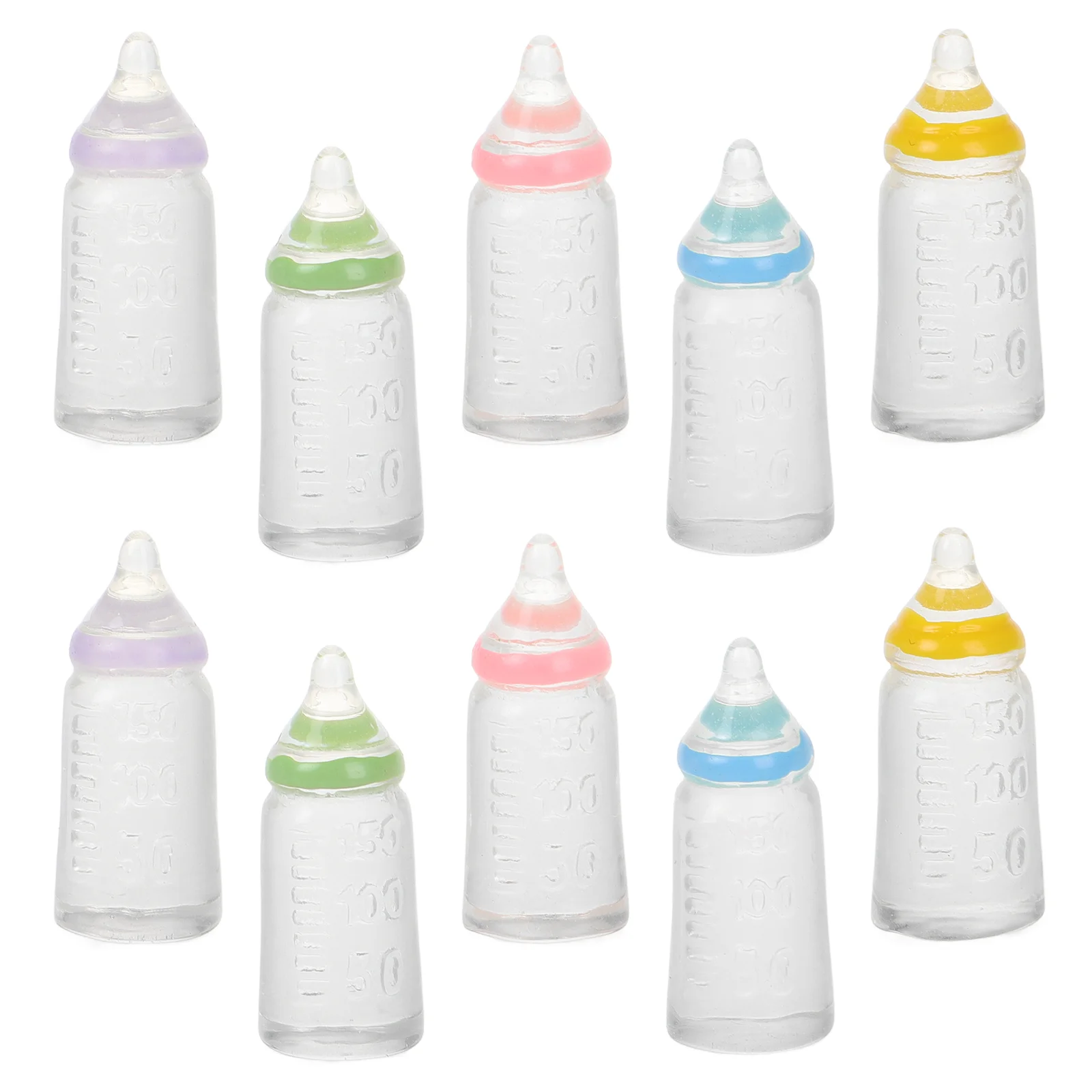 

30 Pcs Kids Baby Shower Favor Mini Bottle Miniature Ornaments Party Decoration Child