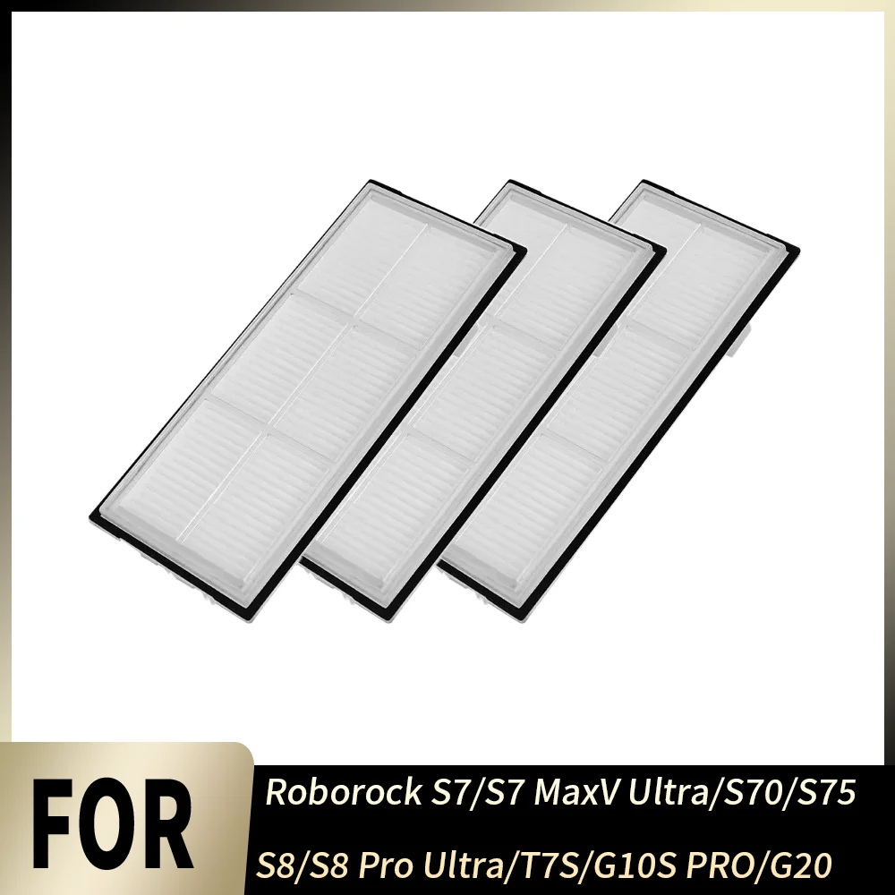 Hocheffizienter HEPA-Filter für Roborock S7 S7 MaxV Ultra S70 S75 S8 S8 Pro Ultra T7S G10S PRO G20 Perfekt passender Ersatzteil-Kit