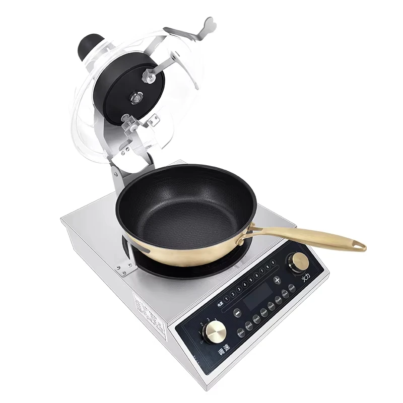 

Desktop Concave Bottom Induction Cooker Machine Multi-jaw Stirring Machine Industrial Automatic Mixing Pot