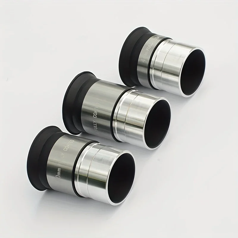 Astronomical Telescope Accessories 1.25inch/31.7mm Eyepiece 4/10/20mm Optical Lens Multilayer Broadband Coating Green Film Metal