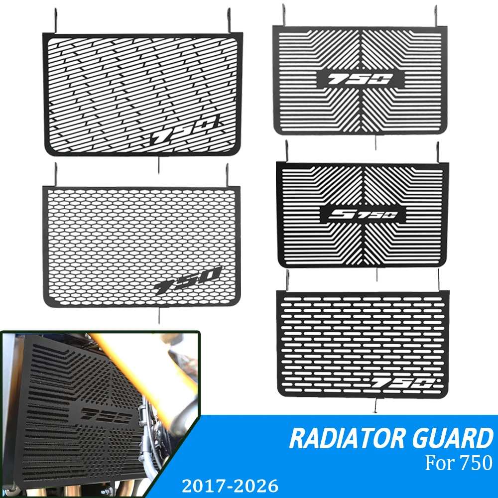 

For Suzuki GSX-S750 GSR750ABS GSR750 Non-ABS GSX-S750Z 2017~2026 2025 2024 2023 Motorcycle Radiator Grille Protector Guard Cover