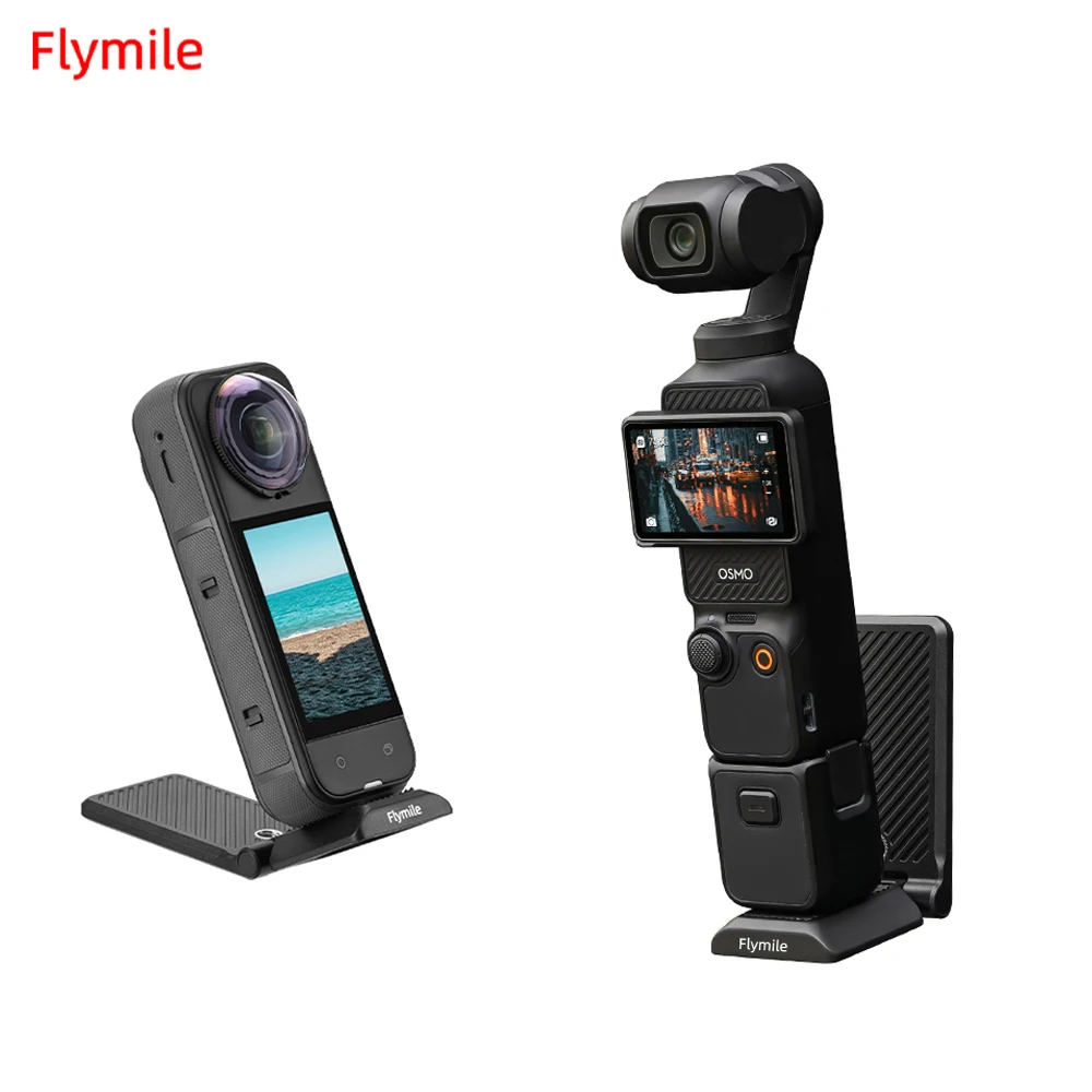 

Магнитная подставка Flymile для Insta360 X5/X4/Action 5/Pocket 3/Gopro, аксессуары для камеры, магнитный кронштейн рулевого управления