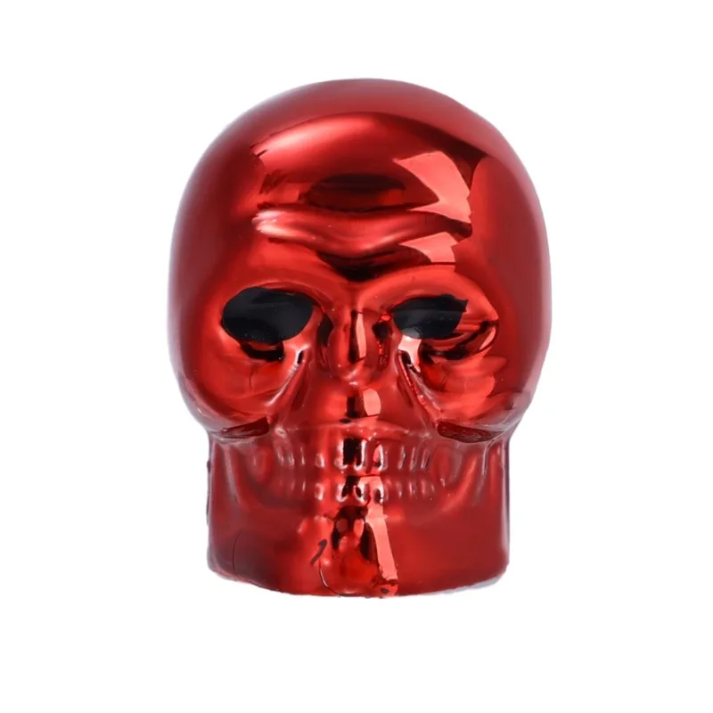 1-8Pcs Universal Personalised Skull Valve Caps Car Motorbike Electric Vehicle Bike Tyre Metal Valve Cover Dust Covers Auto Parts