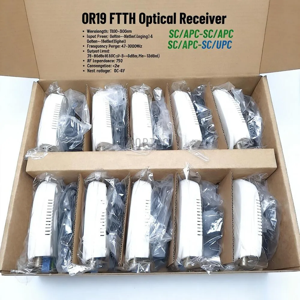 

OR19 Fiber Optic PON Network FTTH Mini WDM Receiver CATV Active Node With RF Port SC APC UPC Bandwidth 40-862 1006Mhz