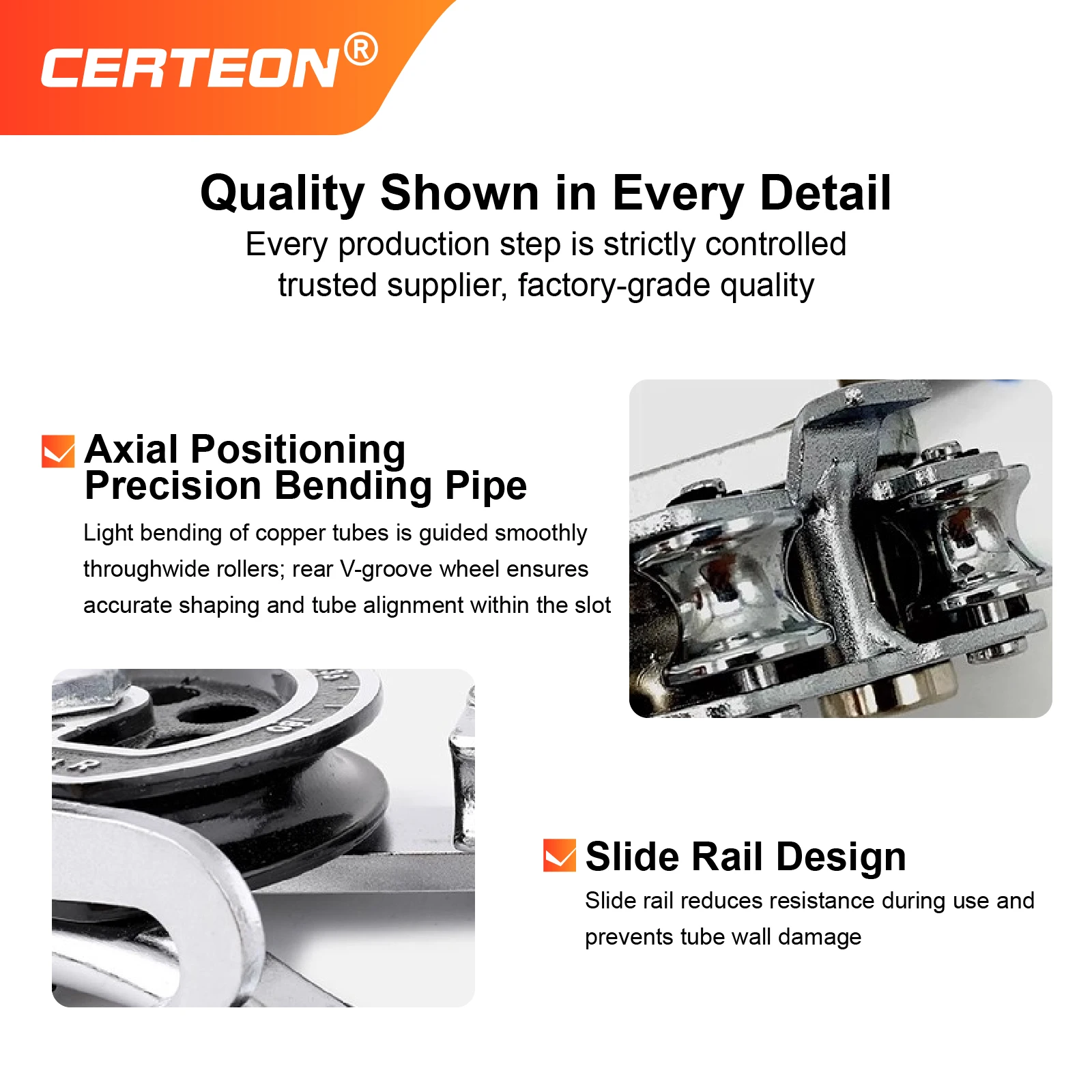 أداة ثني الأنابيب اليدوية VBT لأنابيب النحاس والألمنيوم وأسلاك الإشارة 12–22مم تدعم أحجام 1/2 5/8 3/4 بوصة أداة متعددة الاستخدامات