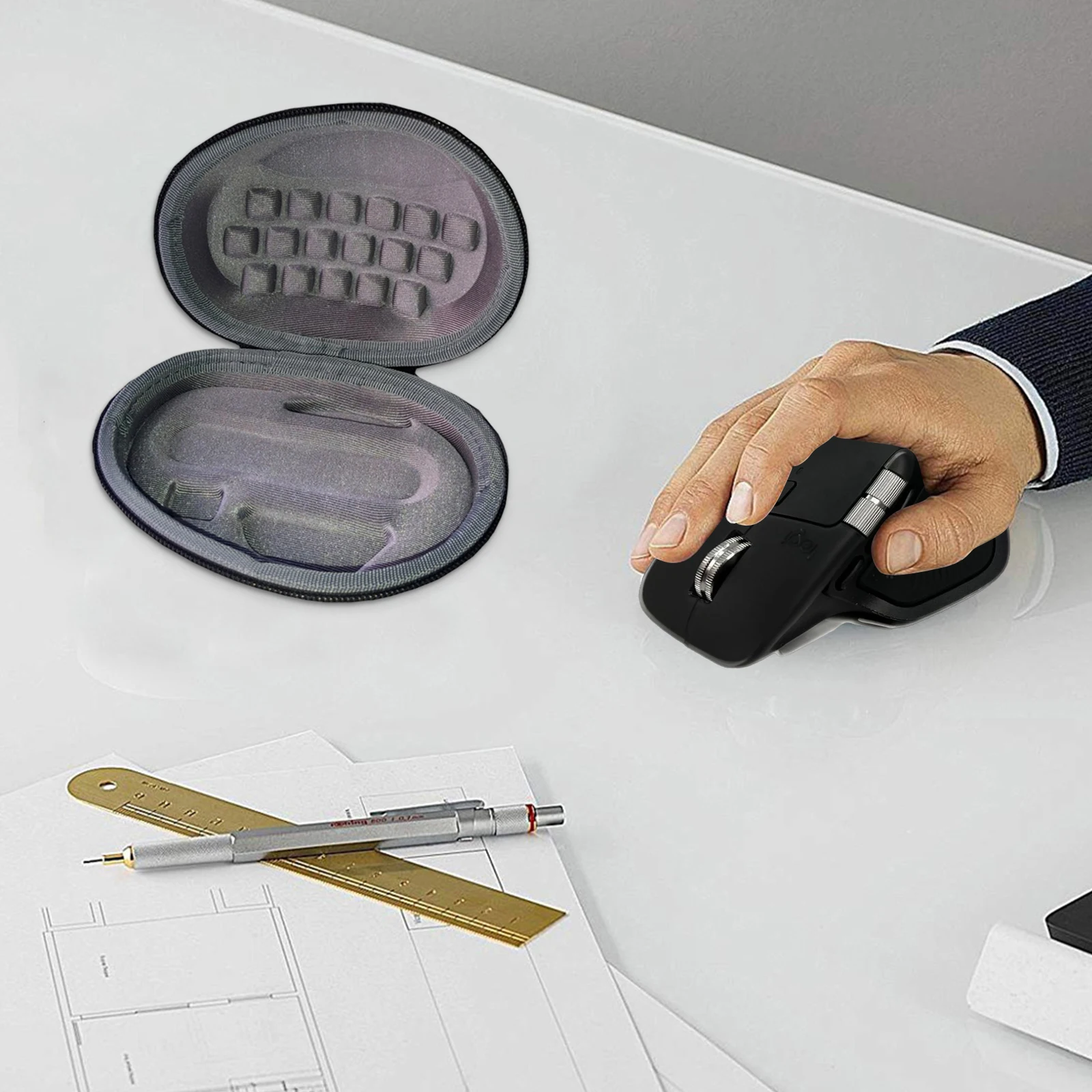 

Жесткий чехол для портативной мыши Портативный жесткий защитный чехол для Logitech MX Master 3S MX Master 3 2