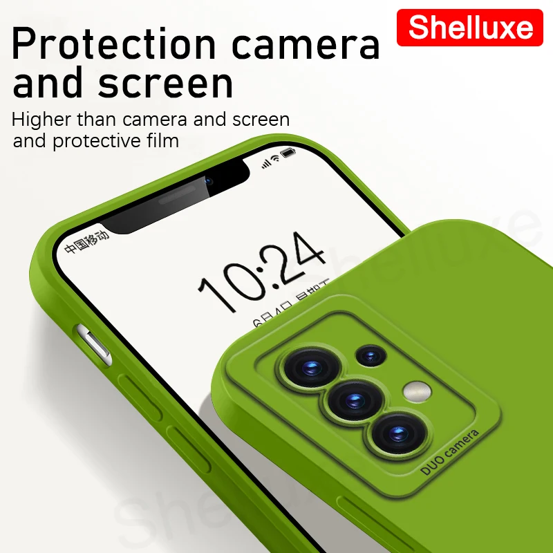 For Samsung A52 A53 Case Shelluxe Square Liquid Silicone Soft Cover For Samsung Galaxy A52 s A52s A53 A54 A55 A56 5G Phone Cases