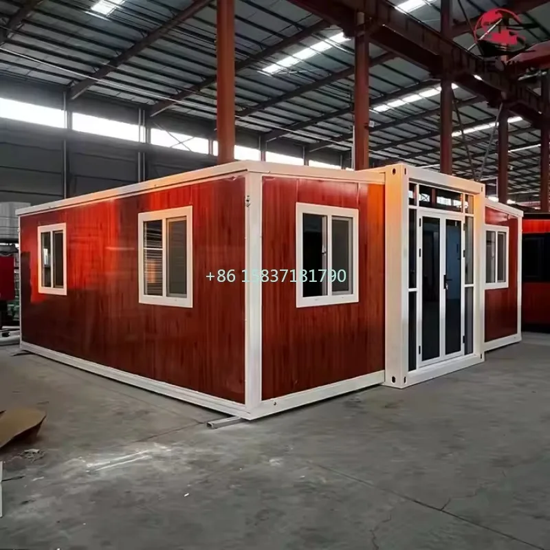Chine maison de conteneur préfabriquée maison pliante de luxe conteneur expédition préfabriquée peti