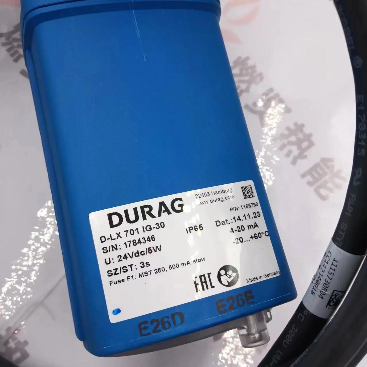 2025 Germany DURAG D-LX 701 IG-30 flame detection instrument, original brand new, in stock