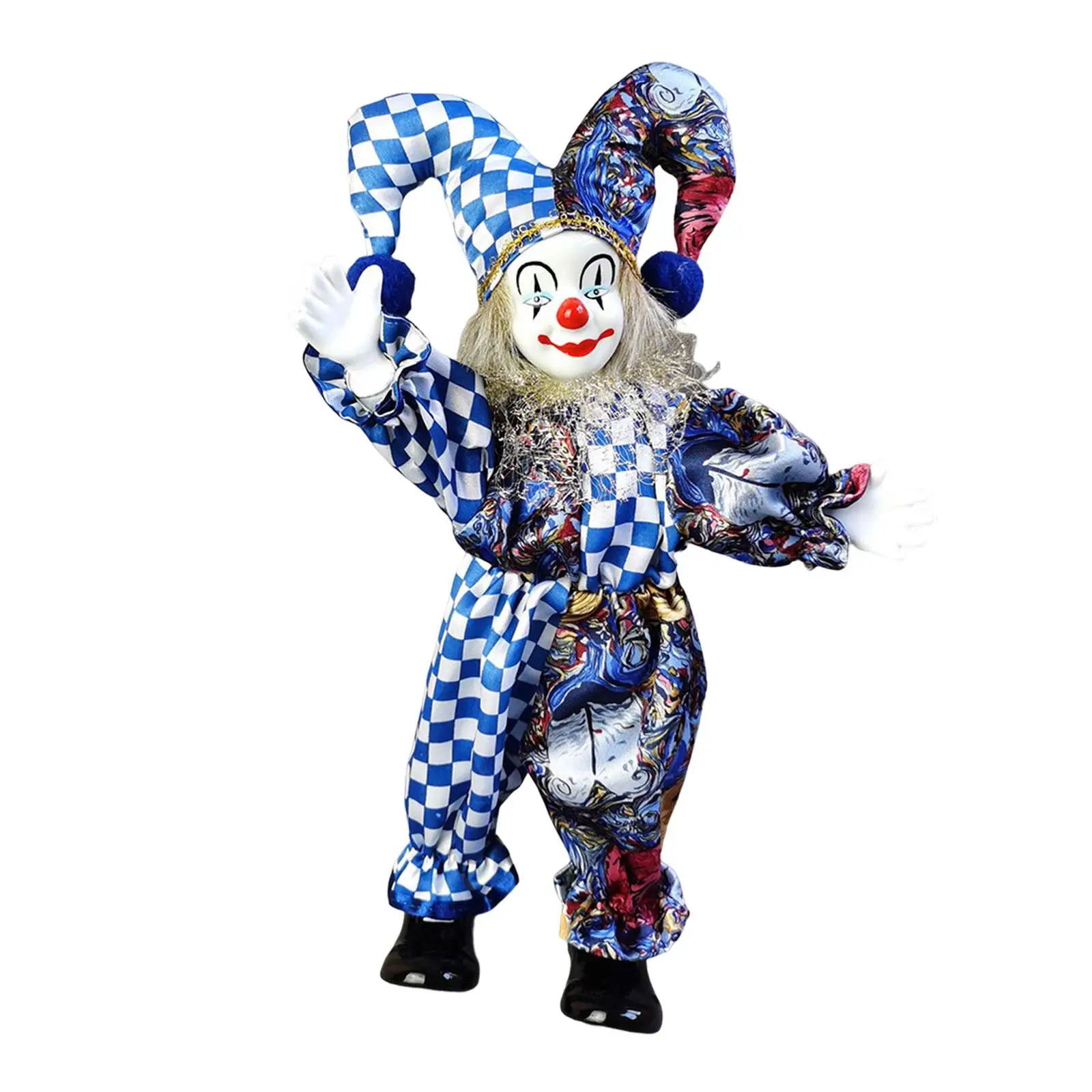 

Cute Clown Doll, Clown Stuffed Doll, Dolls Model Toy, Home Desktop Decoration