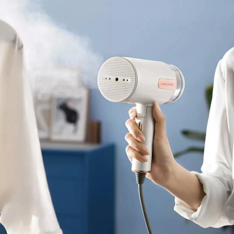 Morphy richards handheld ferro de engomar de vestuário 1000w tecido doméstico ferro a vapor 100ml mini portátil rápido-calor para roupas de engomar