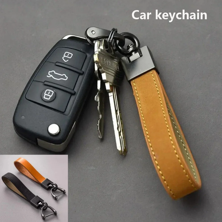 Minimalistischer Auto-Schlüsselanhänger, Leder-Schlüsselanhänger, Schnalle, Schlüsselanhänger, Auto-Schlüsselanhänger, Auto-Innenzubehör, Werbegeschenk, Schlüsselanhänger für Frauen