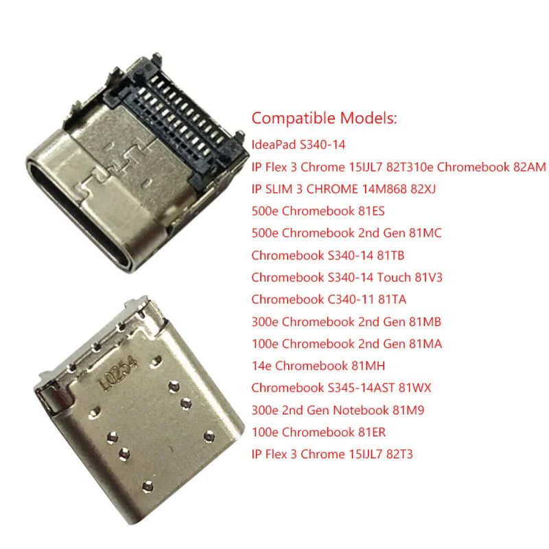 

Type-C Charging Port DC Power Jack for LENOVO IP SLIM 3 CHROME 14M868 82XJ 82T3