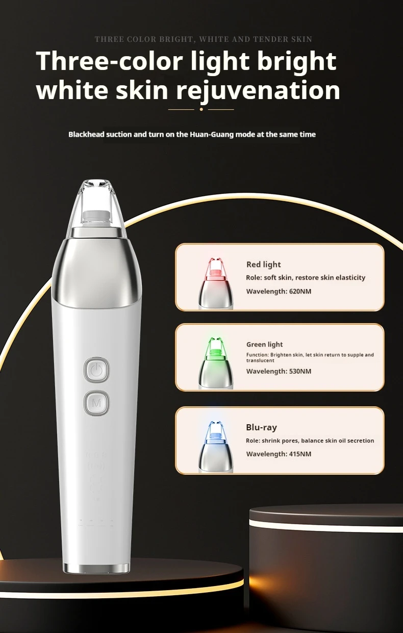 New Electric Skin Care Rechargeable Facial Pore Cleaner Blackhead Beauty Tool