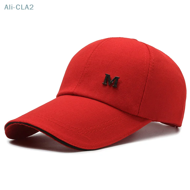 

M Unisex Hat Plain Curved Sun Hat Outdoor Dustproof Baseball Cap Solid Color Fashion Adjustable Leisure Caps