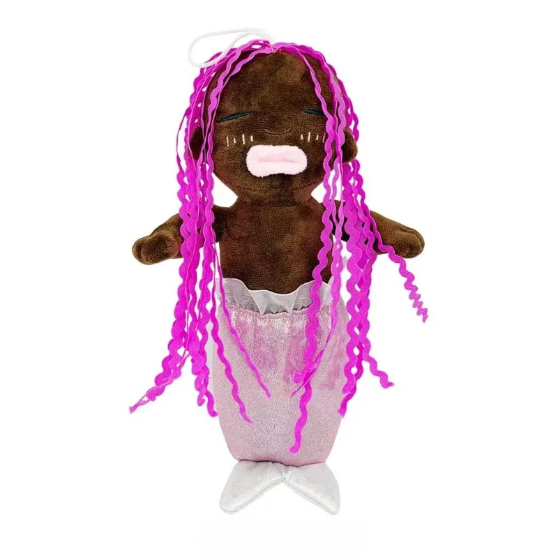 2026 New Natasha Plushie Doll Cute Black Doll Soft Stuffed Companion Plush Funny Stress Relief Room Decor Gift