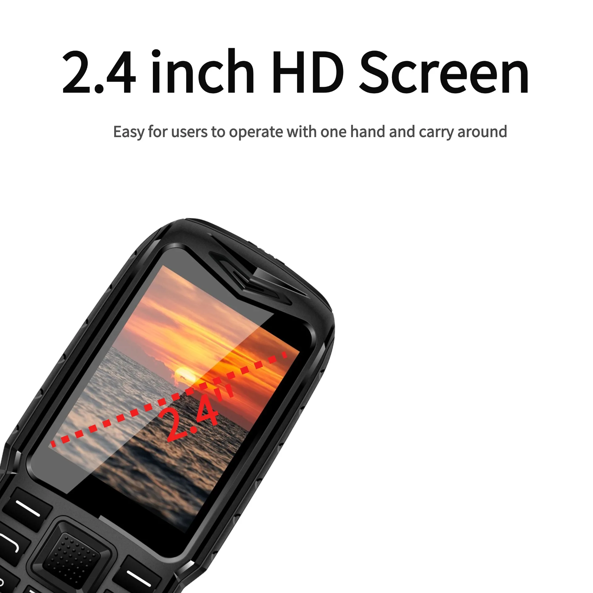 Mafam N6700 Budget Phone Large Button Senior Phone GSM 2G Loud Speaker 2.4" Large Display Bluetooth Thin Mobile Phones Unlocked