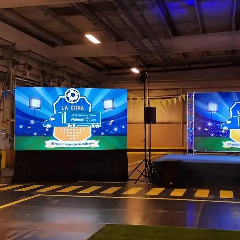 Outdoor P2.976 LED video wall, die-cast aluminum cabinet, concert stage LED display screen
