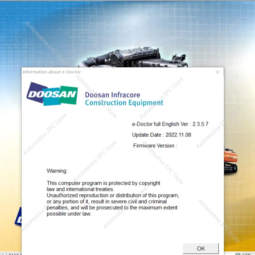 

Для диагностического инструмента Doosan DDT 2022 V3 Keygen