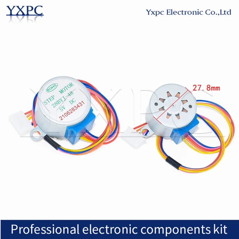 28BYJ-48 DC 5V 12V Reduction Step Gear Stepper Motor 4 Phase for arduino Diy Kit 28BYJ-48-5V 28BYJ-48-12V Module