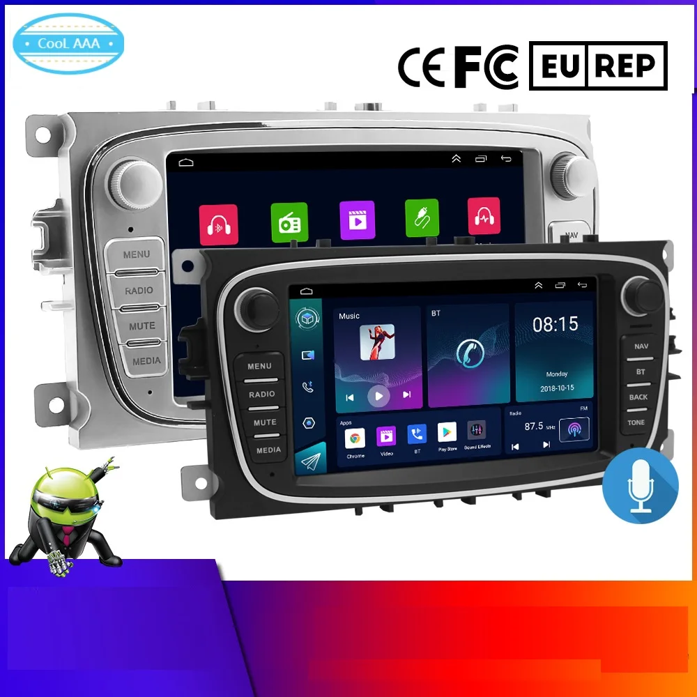 Carplay radio  navigation  for Ford Focus 2 Kuga Mondeo Connect S-MAX C-MAX Fusion Galaxy Fiesta Transit 2007-2012