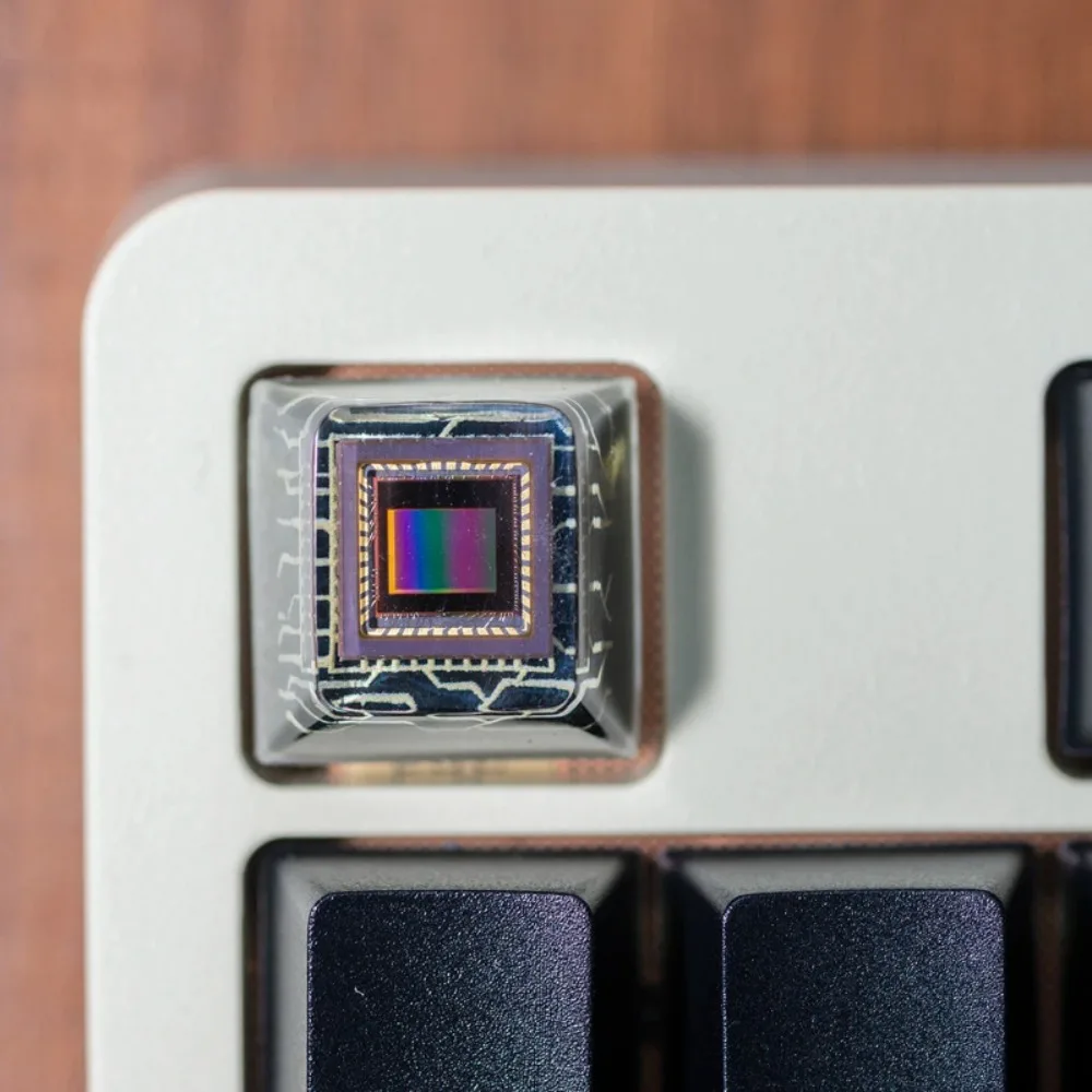 CMOS Chip Theme Tastenkappen Custom Cherry/OEM/SA ESC R4/R1 Artisan Key Caps Mechanische Tastatur Spielzubehör Resin Point Tastenkappen